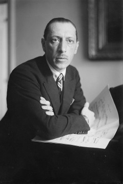 Composer Igor Fiodorovitch Stravinsky