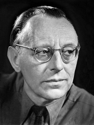 Portrait of the composer Carl Orff