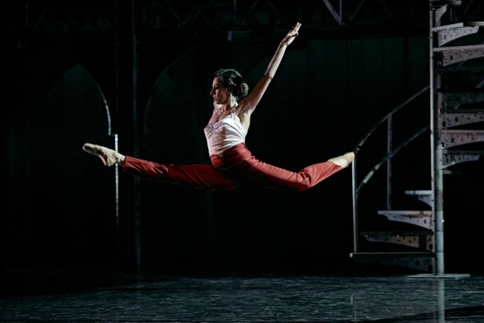 The dancer Anya Nesvitaylo