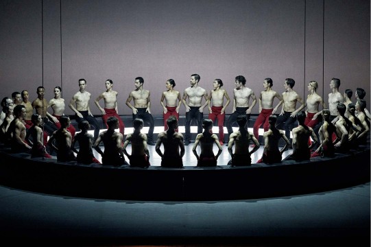 Dancers on the stage of Carmina Burana