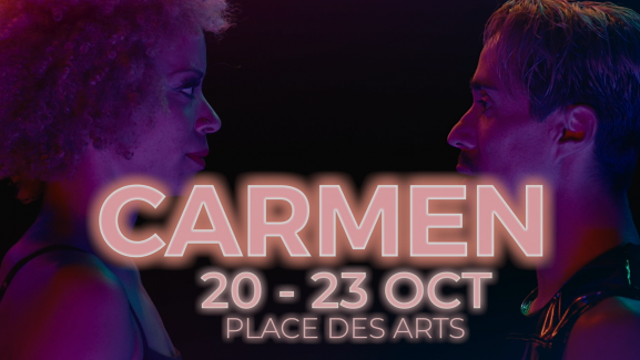 Publicité Carmen pour les Grands Ballets - Duo Andre et Vanesa