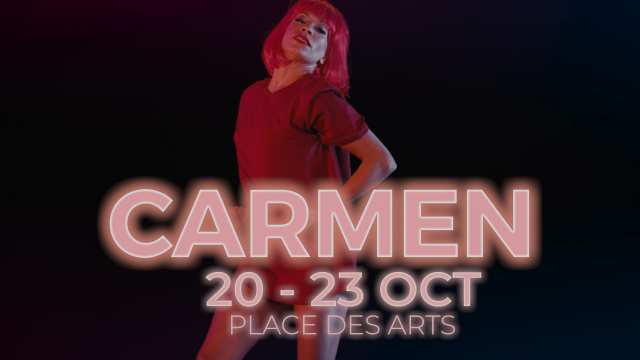 Publicité Carmen pour les Grands Ballets - Vanesa Solo